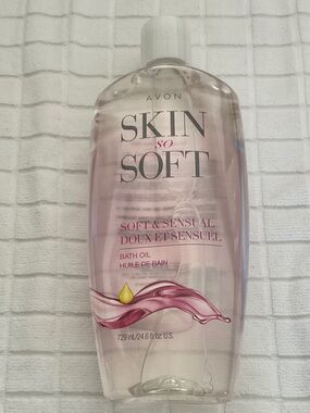 Avon Skin So Soft Soft & Sensual Bath Oil - Light Pink